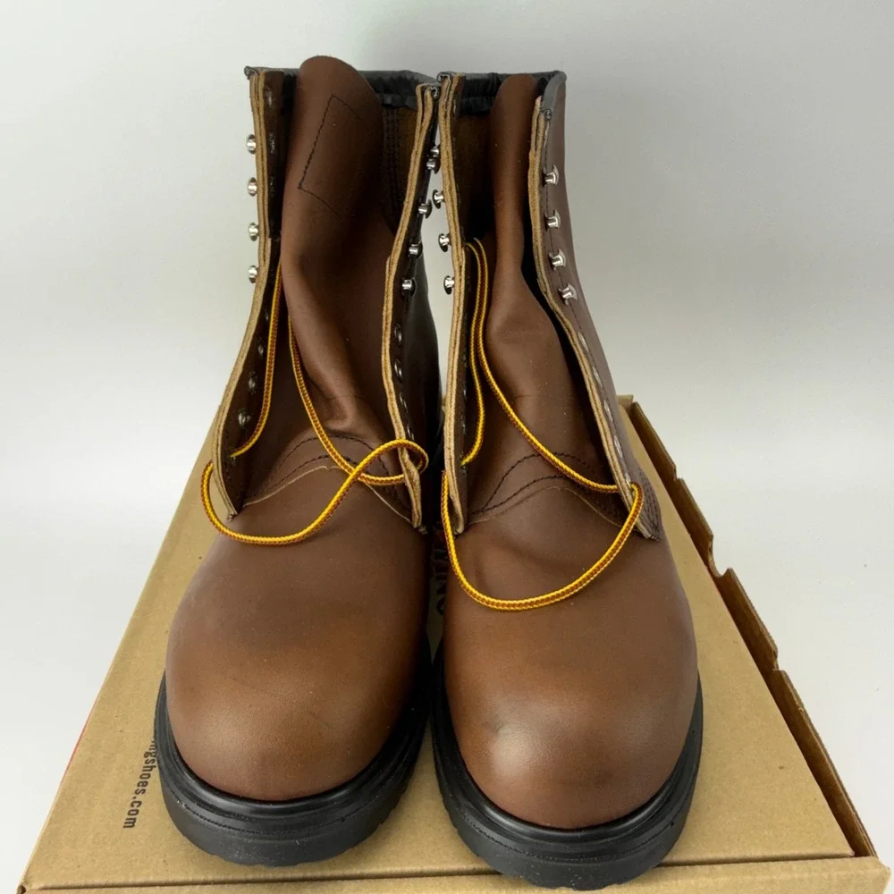 Red Wing 2233 SuperSole 8 Inch Steel Toe Work Boots Mens 9 D Brown NIB